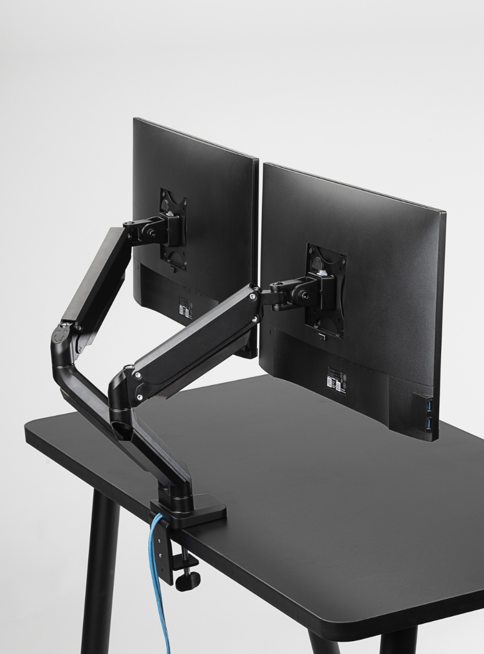 Mobio Double Monitor Arm - Kansas City Office Furniture