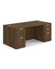 Double Pedestal Office Desk with B/B/F and F/F Storage - Kansas City Office Furniture