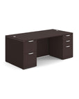 Double Pedestal Office Desk with B/B/F and F/F Storage - Kansas City Office Furniture