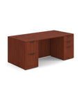 Double Pedestal Office Desk with B/B/F and F/F Storage - Kansas City Office Furniture