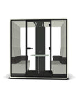 Hush Meet Booth 4-Person Soundproof Meeting Office Pod, Kansas City Office Furniture