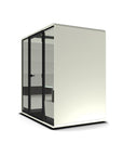 Side view of Hush Meet Booth 4-Person Soundproof Meeting Office Pod, Kansas City Office Furniture