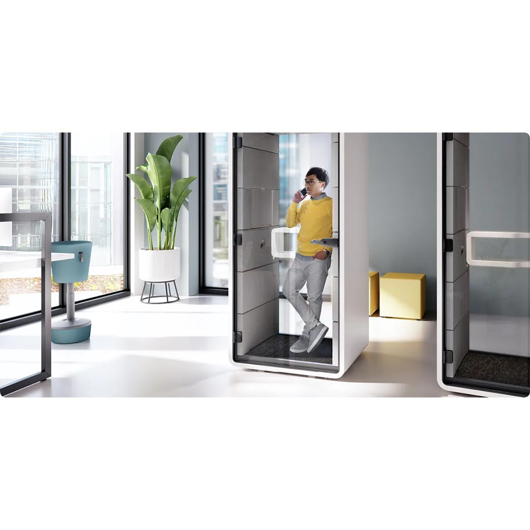 Hush Phone Booth Soundproof Pod, Kansas City Office Furniture