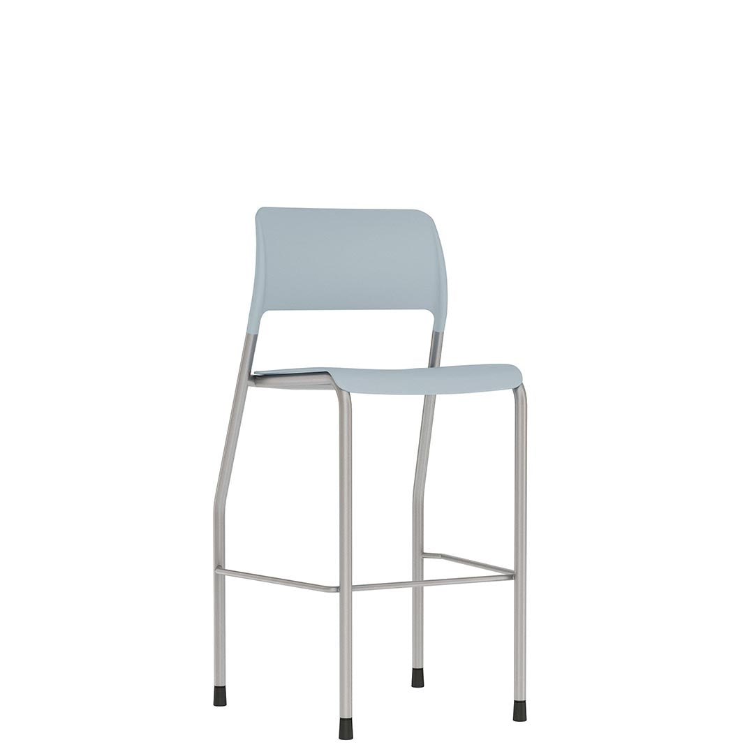 Pierce Multi-Purpose Stackable Bar Stool. Light Blue. Kansas City Office furniture. 