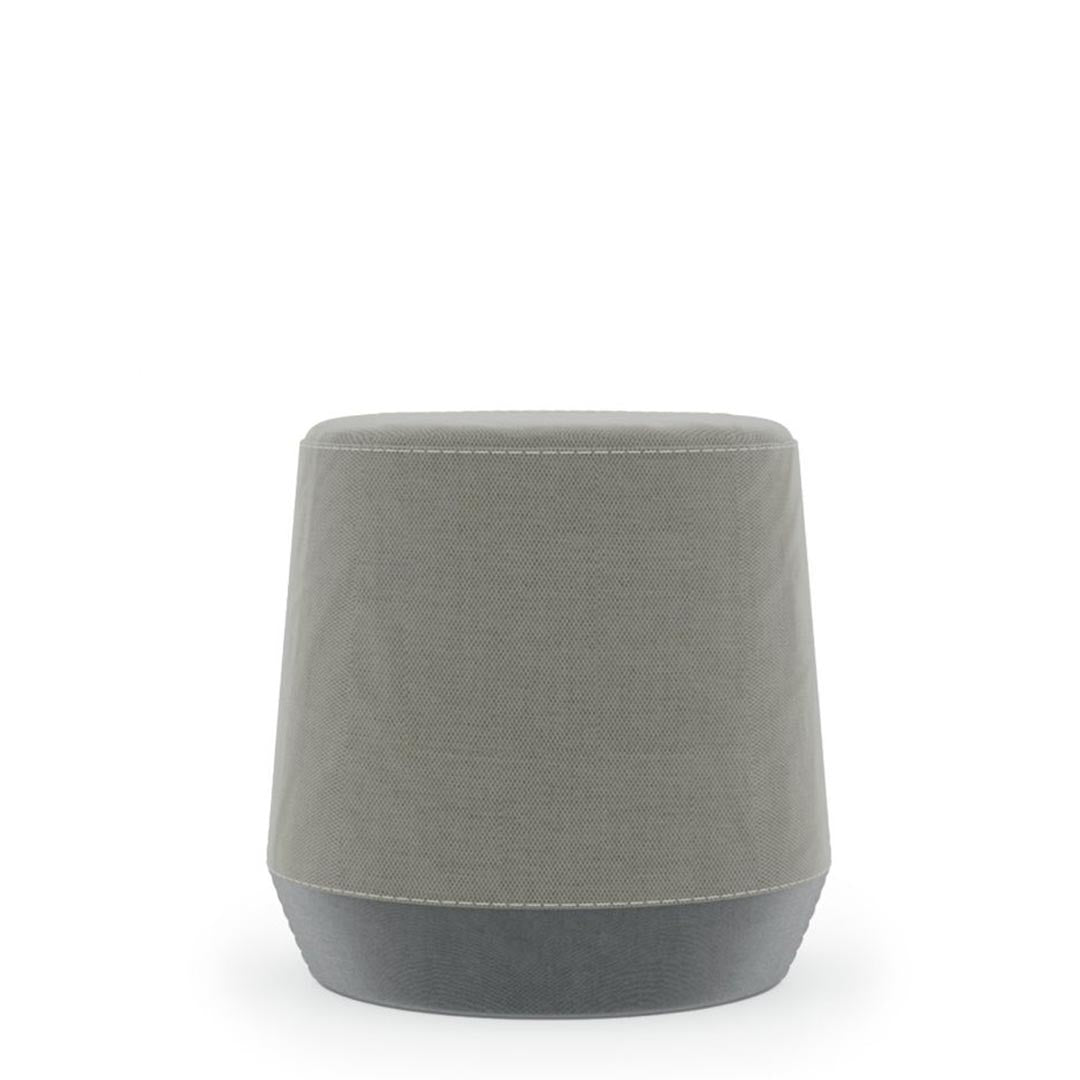 Friant Pog II Ottoman, Small in heather grey. Kansas City Office Furniture.