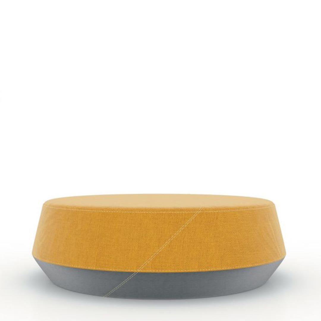 Friant Pog II Ottoman, Large in Saffron. Lounge seating and accessories. Kansas City office furniture. 