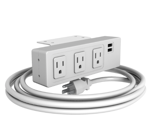 Current under-mount 3 Outlet & 2 USB Power Hub - Kansas City Office Furniture