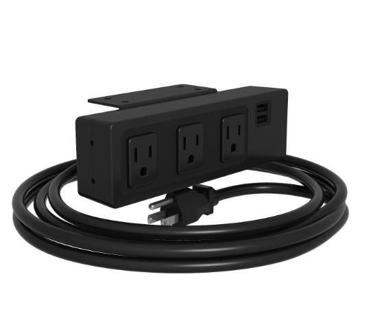 Current under-mount 3 Outlet & 2 USB Power Hub - Kansas City Office Furniture