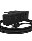 Current under-mount 3 Outlet & 2 USB Power Hub - Kansas City Office Furniture