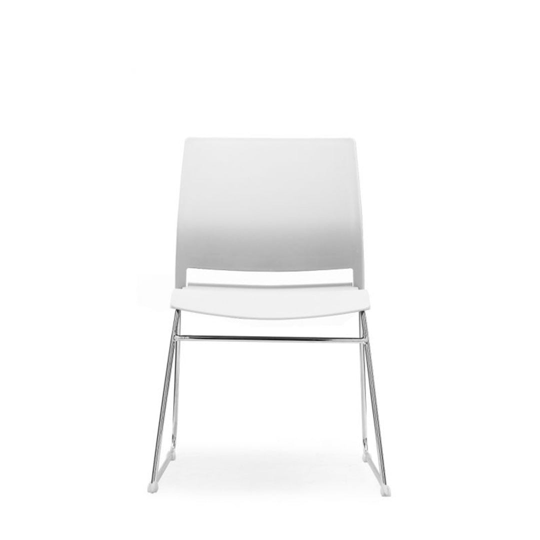 Prep Training Room Chair in white. Kansas City Office Furniture.