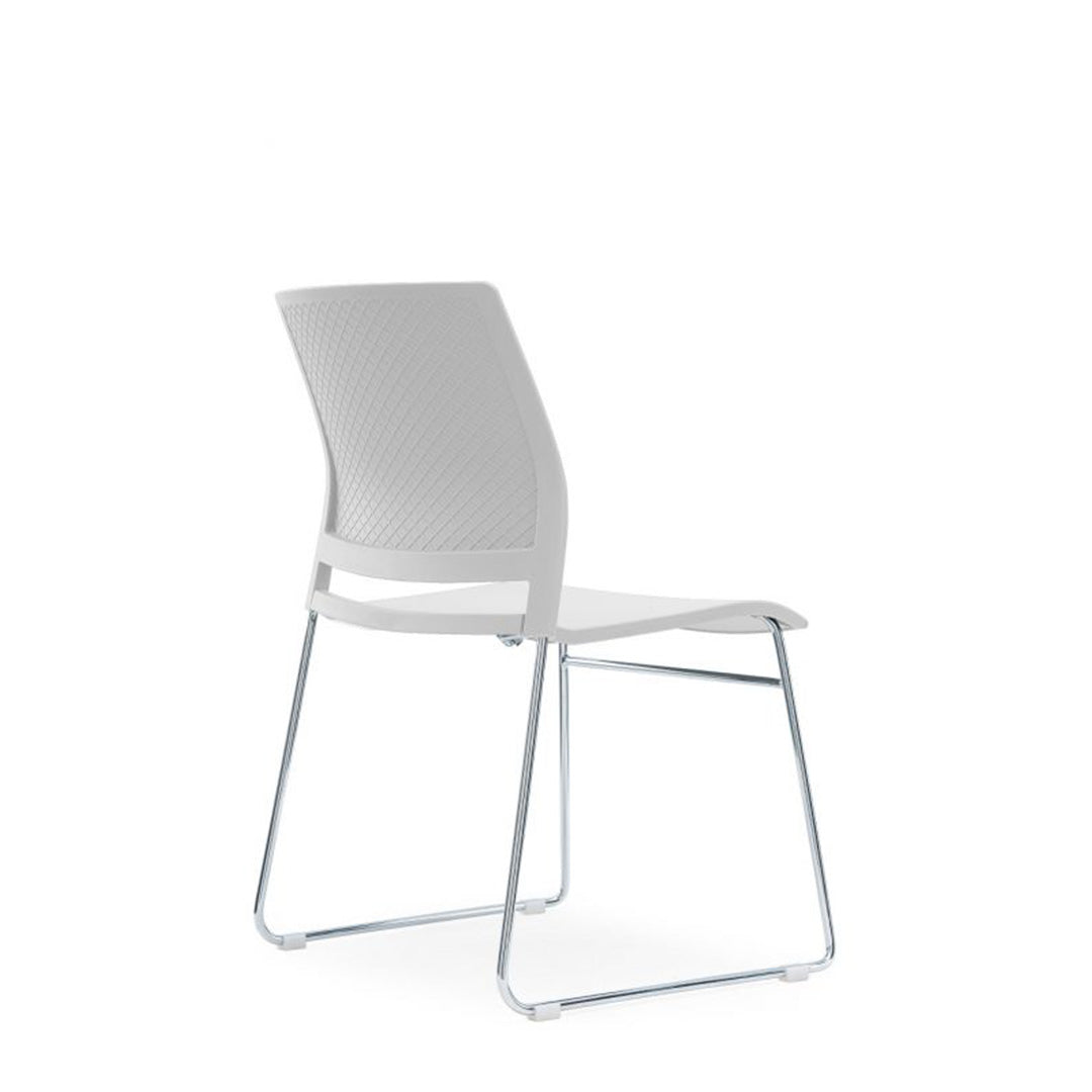 Prep Training Room Chair in white. Kansas City Office Furniture.