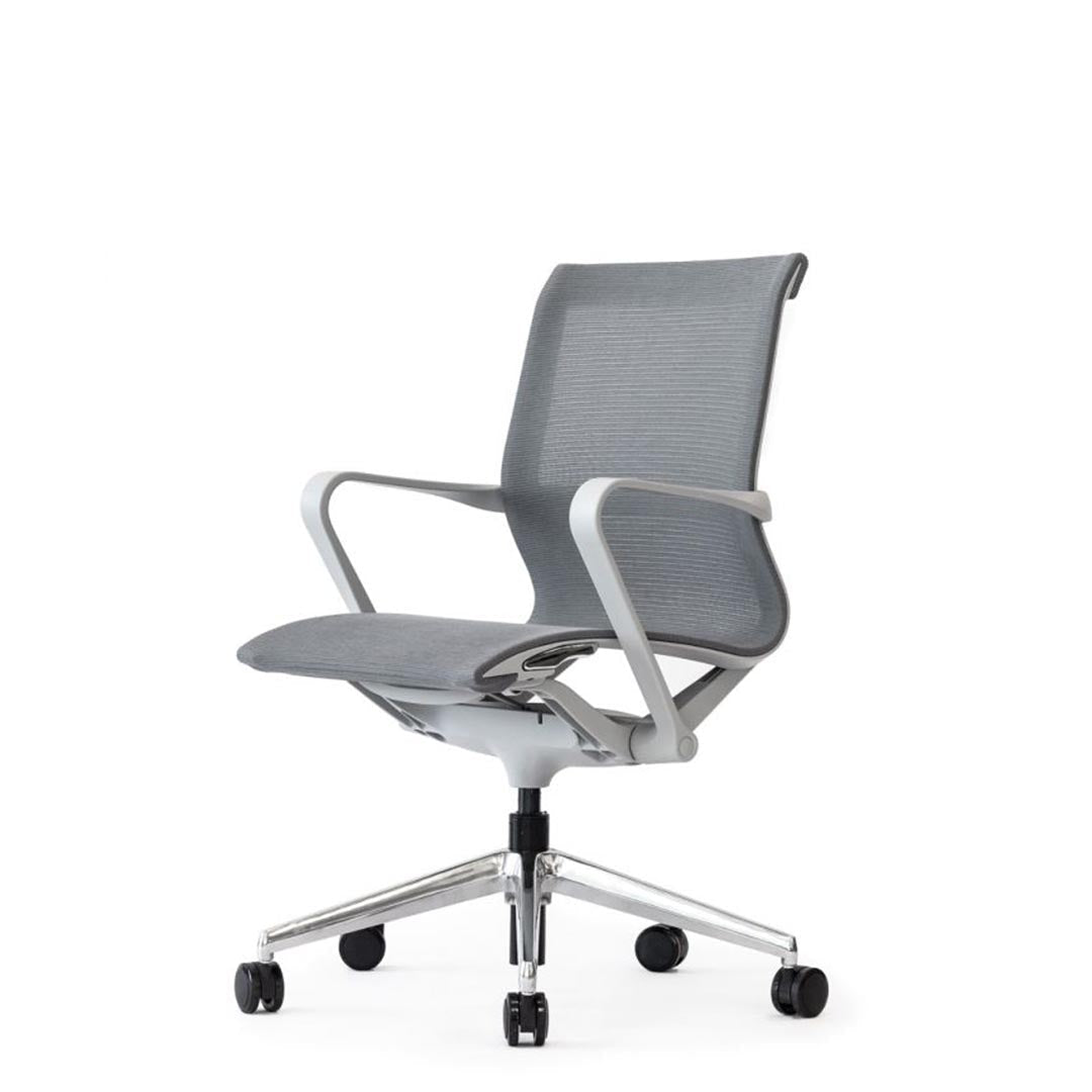 Prov Mesh Black Mid-Back Conference Chair. Kansas City office furniture.