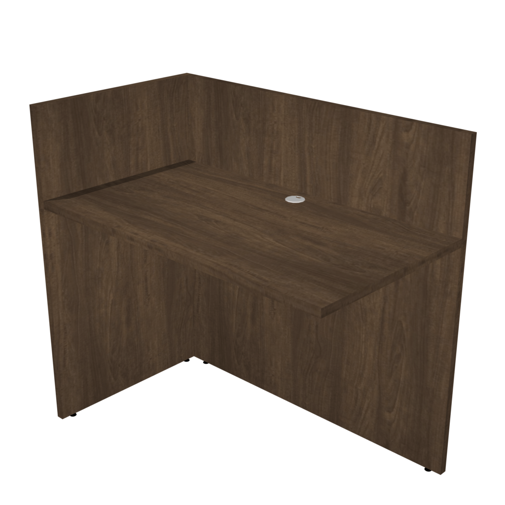 L-Shaped Reception Desk with Full Pedestals 71"x72" - Kansas City Office Furniture