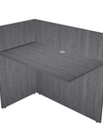 L-Shaped Reception Desk with Full Pedestals 71"x72" - Kansas City Office Furniture