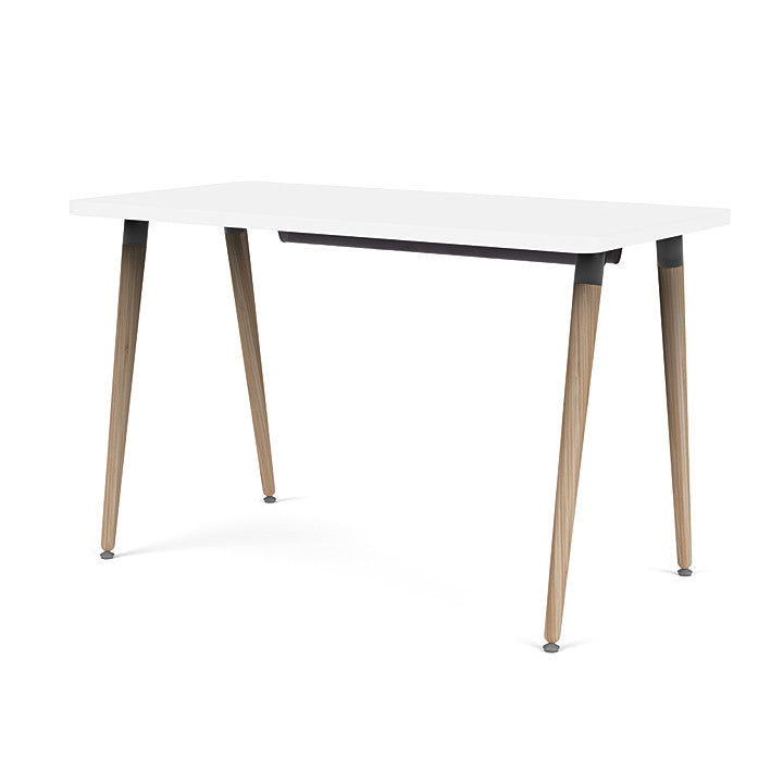 Reya Office Desk with Tapered Bamboo Legs - Kansas City Office Furniture