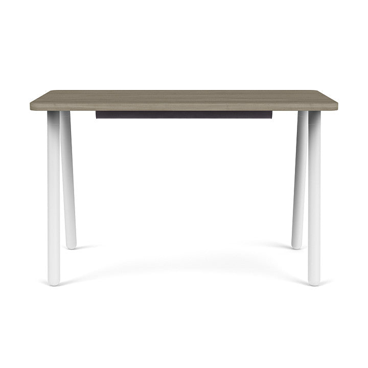 Reya Office Desk with Angled Metal Legs - Kansas City Office Furniture