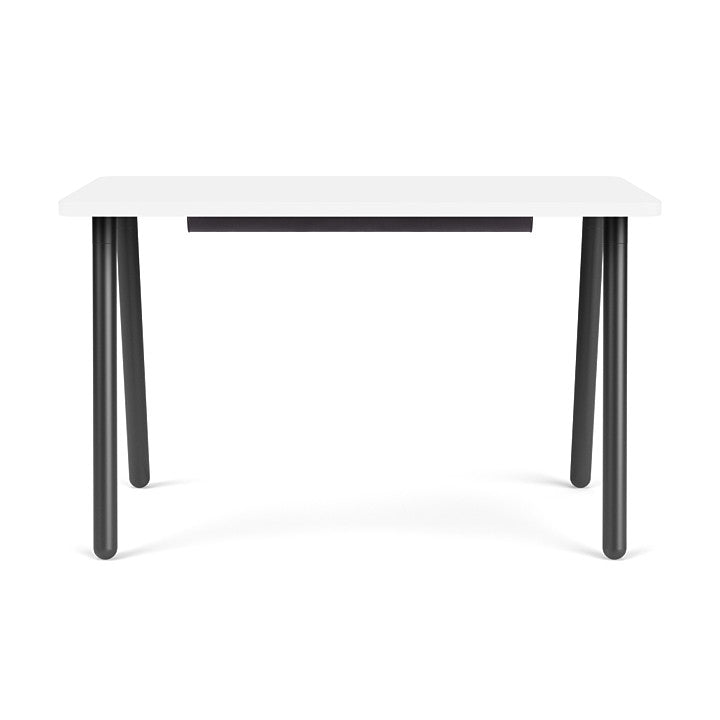 Reya Office Desk with Angled Metal Legs - Kansas City Office Furniture