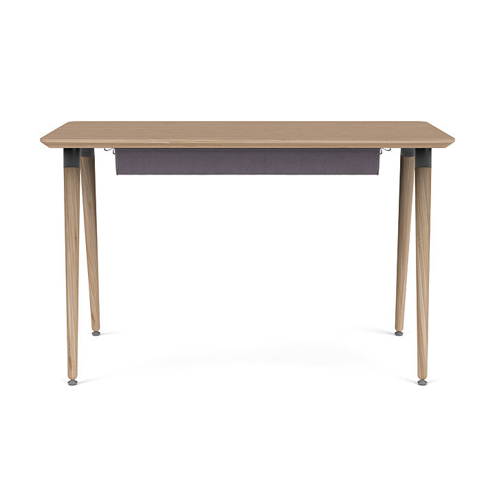 Reya Office Desk with Tapered Bamboo Legs - Kansas City Office Furniture