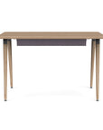 Reya Office Desk with Tapered Bamboo Legs - Kansas City Office Furniture