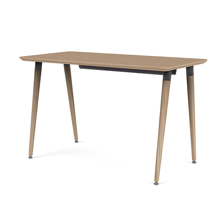 Reya Office Desk with Tapered Bamboo Legs - Kansas City Office Furniture