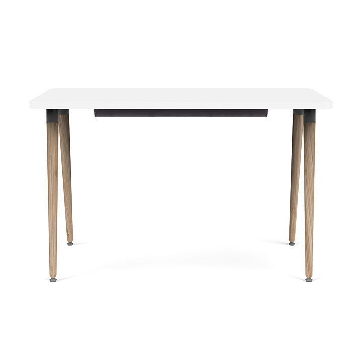 Reya Office Desk with Tapered Bamboo Legs - Kansas City Office Furniture