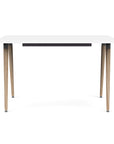 Reya Office Desk with Tapered Bamboo Legs - Kansas City Office Furniture