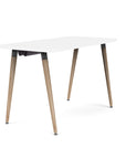 Reya Office Desk with Tapered Bamboo Legs - Kansas City Office Furniture