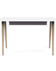 Reya Office Desk with Tapered Bamboo Legs - Kansas City Office Furniture