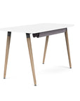 Reya Office Desk with Tapered Bamboo Legs - Kansas City Office Furniture