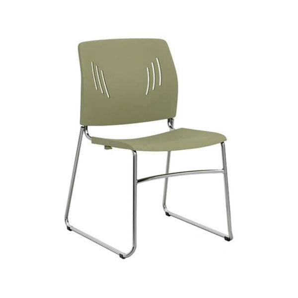 Armless Stackable Side Chair with Sled Base - Kansas City Office Furniture