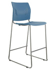 BarStool with Chrome Frame with Sled Base - Kansas City Office Furniture