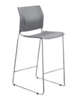 BarStool with Chrome Frame with Sled Base - Kansas City Office Furniture