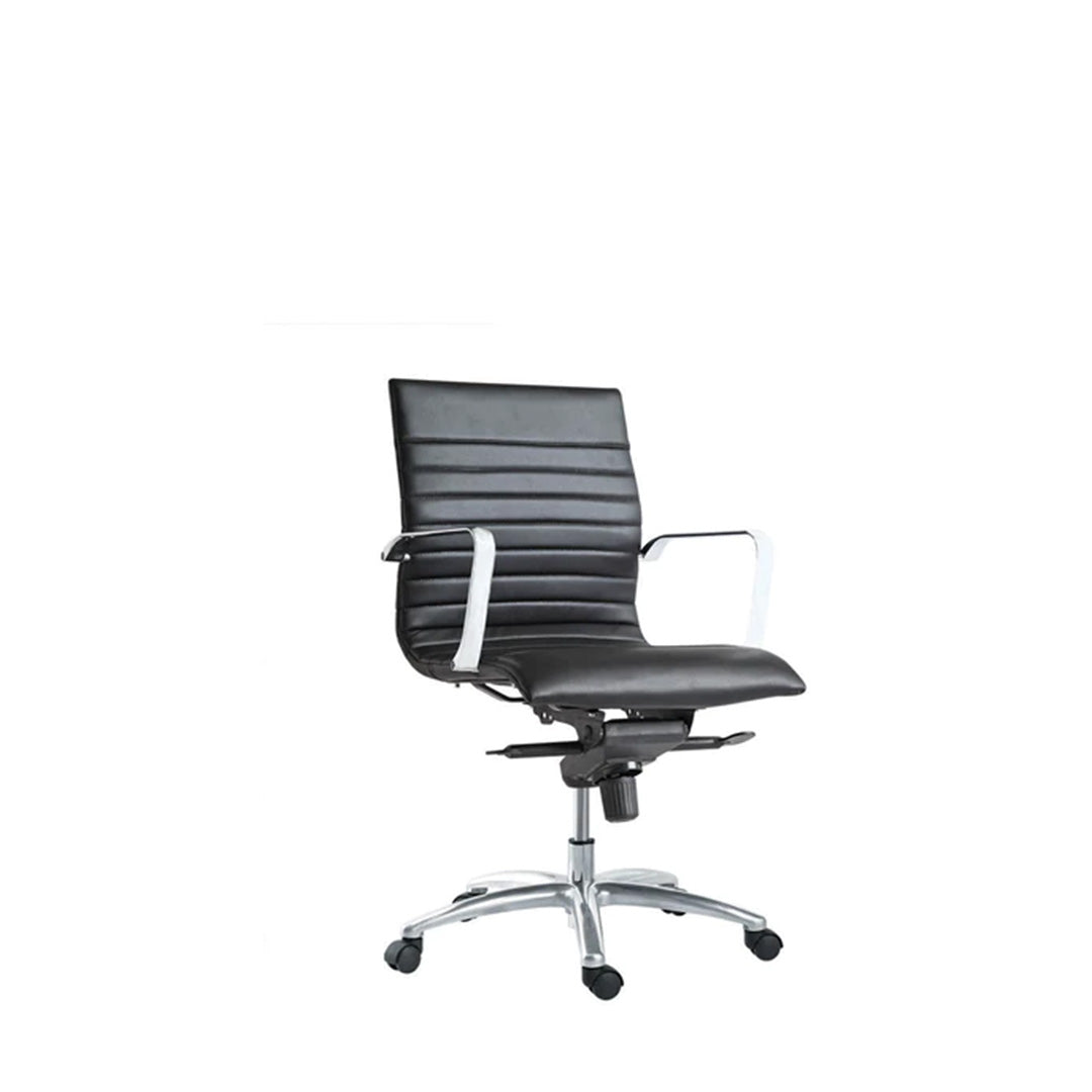 Clear Design The Vogue Mid-Back Black Conference Chair