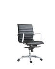 Clear Design The Vogue Mid-Back Black Conference Chair