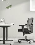 Zone Too Desk Ergonomic Black Mesh Mid Back Task Chair, Kansas City Office Furniture