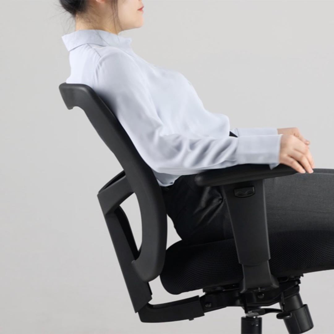 Zone Too Desk Ergonomic Black Mesh Mid Back Task Chair