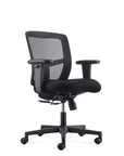 Zone Too Desk Ergonomic Black Mesh Mid Back Task Chair