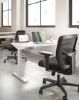 Zone Too Desk Ergonomic Black Mesh Mid Back Task Chair